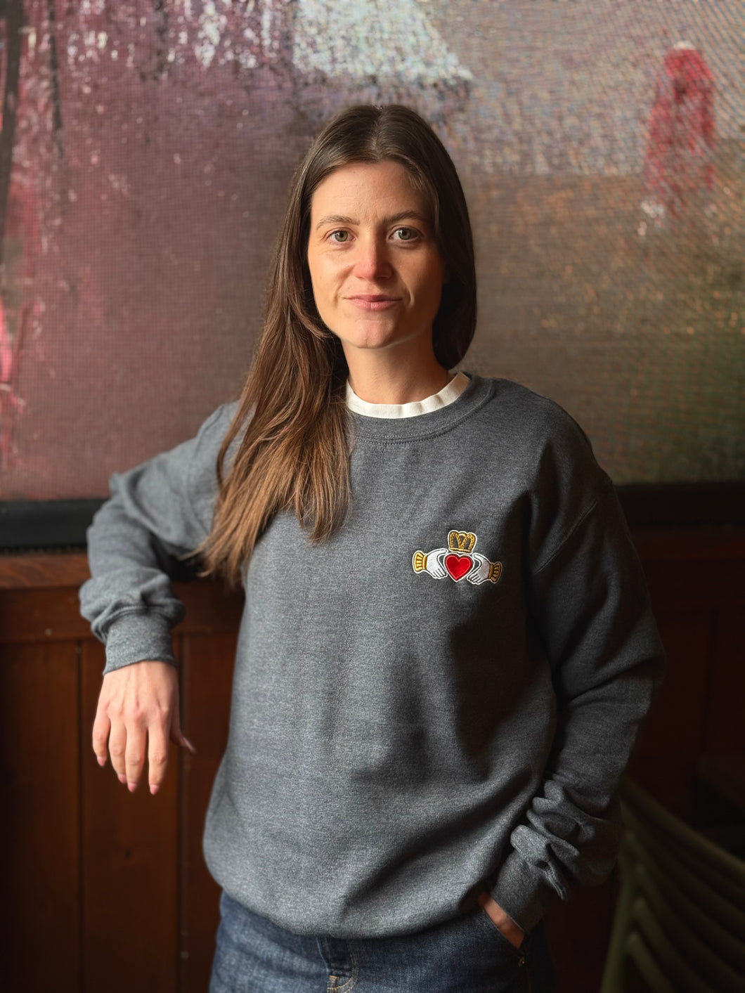 Grey Crewneck Sweater